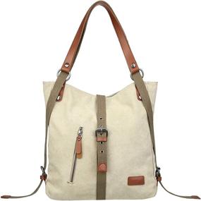 img 4 attached to 🎒 Versatile JOSEKO Backpack Handbag: Functional Shoulder Bag for Women with Stylish Wallet included