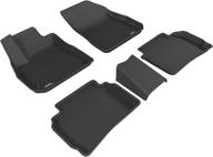 🚗 3d maxpider l1ch07701509 all-weather floor mats for chevrolet malibu 2016-2021 - custom fit, kagu series - black логотип