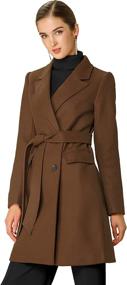 img 4 attached to Allegra Womens Double Breasted Outwear Women's Clothing - Coats, Jackets & Vests