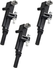 img 4 attached to 🔌 Set of 3 Compatible Ignition Coil Packs for Dodge Jeep Ram 1500 Dakota Nitro Liberty Commander Grand Cherokee 3.7L V6 - Replacement for OEM Part Numbers 5149199AA C1652 UF640