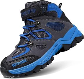 img 4 attached to Walking Antiskid Outdoor Climbing Sneaker Boys' Shoes ~ Outdoor