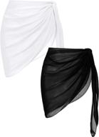 ekouaer pieces sarong chiffon swimsuit women's clothing : swimsuits & cover ups logo