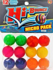 img 4 attached to 🎉 Ja-Ru Premium Giveaways: Bouncy Balls Super Hi Bounce (12 Balls/Pack) - Fun Party Favors & Toys for Kids