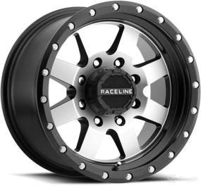 img 1 attached to Raceline Wheels 935M DEFENDER Wheel Black Machined 16X8&#34