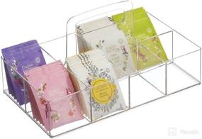 img 4 attached to MDesign Compact Plastic Storage Organizer Storage & Organization ... Kitchen Storage & Organization