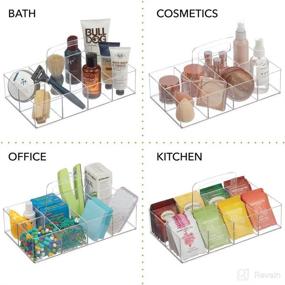 img 2 attached to MDesign Compact Plastic Storage Organizer Storage & Organization ... Kitchen Storage & Organization