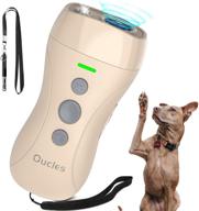 🐶 advanced ultrasonic dog training device | 3-in-1 rechargeable bark control | effective 16.5ft range | safe for humans & dogs logo