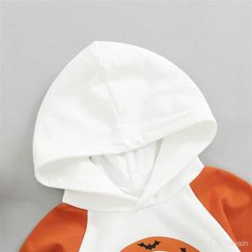 img 2 attached to Clothes Oversized Sweatshirt Pullover Patchwork Apparel & Accessories Baby Boys best for Clothing