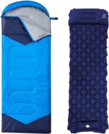 camping essentials: oaskys sleeping bag and sleeping pad combo for ultimate comfort logo