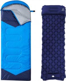 img 3 attached to Camping Essentials: Oaskys Sleeping Bag And Sleeping Pad Combo For Ultimate Comfort