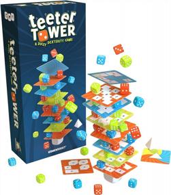 img 4 attached to Test Your Balance & Skill With Teeter Tower - A Dicey Dexterity Game!
