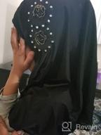 картинка 1 прикреплена к отзыву Islamic Floral Muslim Headwear for Girls - Украшение красивыми цветами от Juan White