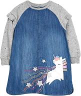 hybihybi toddler clothes rainbow applique girls' clothing ~ dresses logo