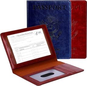 img 4 attached to Passport Vaccine TOOVREN Upgraded Leather