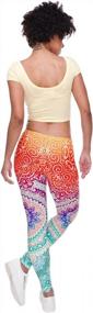 img 1 attached to Ayliss Women Leggings Digital Print Yoga Skinny Pants High Waist Gym Elastic Tights