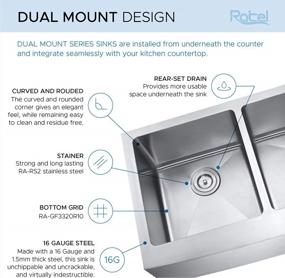 img 2 attached to Upgrade Your Kitchen With A 33-Inch Handmade Apron-Front Sink - Includes Grids And Strainer!