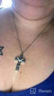 img 1 attached to Beautifully Crafted MEMORIALU Cross Urn Necklaces: Cherished Ashes Cremation Crucifix Keepsake review by Bilal Cartwright