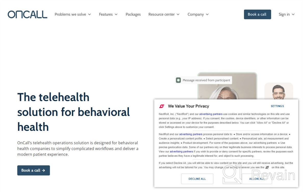 img 1 attached to OnCall Health review by Vince Preston