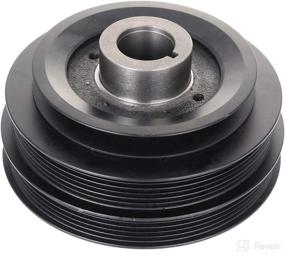 img 4 attached to 🔧 OCPTY Harmonic Balancer Crankshaft Belt Drive Pulley | Fits 1997-2000 Infiniti QX4, 1996-2000 Nissan Pathfinder