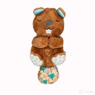 🦫 nuby lifelike animated sleeping beaver with 8 soothing lullabies, 4 calming white noises, and 30-min non-stop play логотип