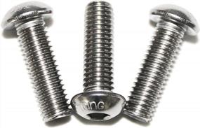 img 2 attached to 50 Pcs M3-0.50 X 25Mm Button Head Socket Cap Screws, Passivated 18-8 Stainless Steel, Allen Hex Drive, ISO 7380, By Fullerkreg,Come In An Easy-Use Storage Case