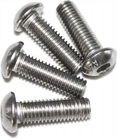 img 1 attached to 50 Pcs M3-0.50 X 25Mm Button Head Socket Cap Screws, Passivated 18-8 Stainless Steel, Allen Hex Drive, ISO 7380, By Fullerkreg,Come In An Easy-Use Storage Case