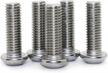 50 pcs m3-0.50 x 25mm button head socket cap screws, passivated 18-8 stainless steel, allen hex drive, iso 7380, by fullerkreg,come in an easy-use storage case logo