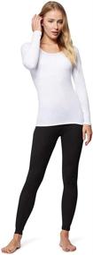 img 3 attached to 32 DEGREES Lightweight Thermal Baselayer Women's Clothing