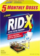 🚽 efficient septic system treatment: rid-x 5 ct. logo