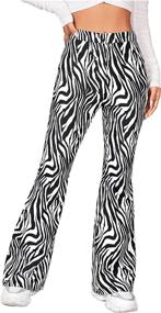 img 2 attached to 👚 WDIRARA Snakeskin Girls' Clothing and Pants & Capris with Casual Stretch in Multicolor Design