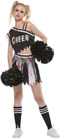 img 2 attached to Halloween Women'S Bloody Zombie Cheerleader Dress Costume By EraSpooky