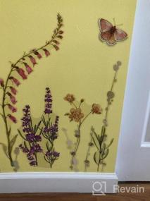 img 8 attached to Преобразите свое пространство с помощью Lisa Audit Garden Flowers Peel And Stick Giant Wall Decals от RoomMates