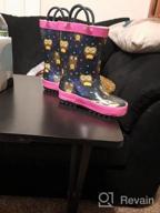 img 1 attached to Cute & Durable Rain Boots For Toddler Girls & Kids - Non-Slip & Waterproof With Easy-On Handles - Get Your NORTY Girls Rain Boots Now! review by James Mangum