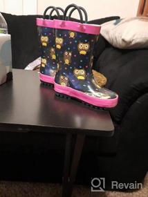 img 8 attached to Cute & Durable Rain Boots For Toddler Girls & Kids - Non-Slip & Waterproof With Easy-On Handles - Get Your NORTY Girls Rain Boots Now!