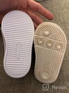 img 1 attached to Infant Non Slip Soft Lightweight Baby Boy Girl Shoes - 6 9 12 18 24 Months First Step Walking Sneakers. review by Tabitha Williams