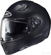 hjc i70 helmet (x-small) (semi-flat black) logo