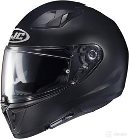 img 3 attached to HJC I70 Helmet (X-Small) (SEMI-Flat Black)