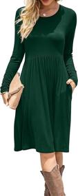 img 4 attached to DB MOON Casual Dresses Pockets Women's Clothing at Dresses