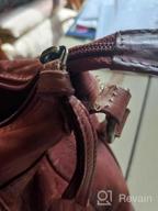 img 1 attached to Women'S Vintage Leather Crossbody Bag With Multiple Pockets, Shoulder Sling Purse And Handbag review by Elizabeth Shelton