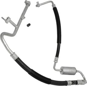 img 1 attached to 🔧 Highly Durable UAC HA 111576C A/C Manifold Hose Assembly for Optimal Performance