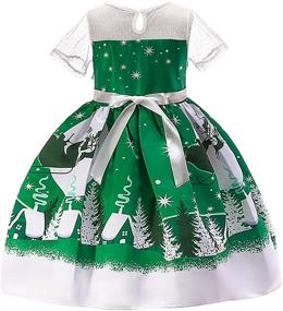 img 3 attached to HUAANIUE Платье для девочек Christmas Holiday