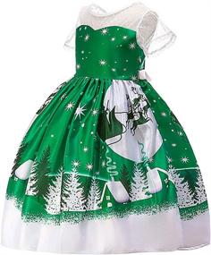 img 2 attached to HUAANIUE Girls Dress Christmas Holiday Girls' Clothing at Dresses