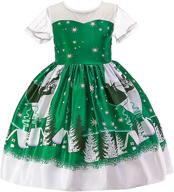 huaaniue платье для девочек christmas holiday логотип