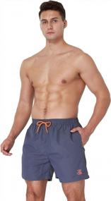 img 3 attached to Men'S Swim Shorts Quick Dry Waterproof Beach With Mesh Lining For Swimming And Surfing