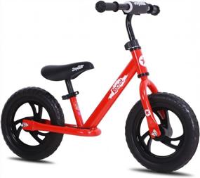 img 4 attached to JOYSTAR Kids Balance Bike - Lightweight Toddler Bike With Footrest And Handlebar Pads For Boys And Girls Aged 2-6