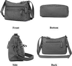 img 1 attached to Crossbody Pocketbooks Handbags Lightweight Shoulder Women's Handbags & Wallets : Shoulder Bags
