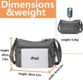img 2 attached to Crossbody Pocketbooks Handbags Lightweight Shoulder Women's Handbags & Wallets : Shoulder Bags