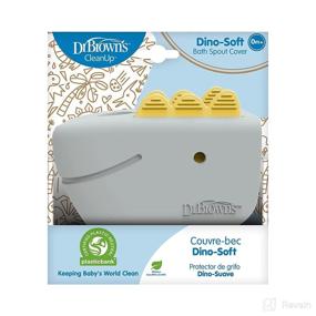 img 1 attached to 🦕 Dr. Brown’s Dino-Soft Baby Bath Spout Cover: Soft, Safe, and Certified Plastic Neutral for Toddler Bathtub Safety