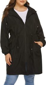 img 3 attached to INVOLAND Raincoat Lightweight Windbreaker Waterproof Women's Clothing ~ Coats, Jackets & Vests