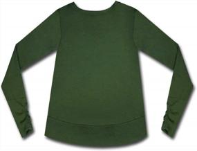 img 3 attached to Women'S Eco-Friendly, Ethically Made Majamas Aurora Long Sleeve V-Neck Top